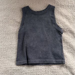 Aura blue tank top | m/l